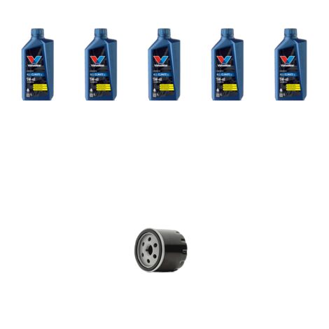 Kit filtro olio e 5L compatibile con Renault Laguna III 1.5 dCI 81kw dal 2012