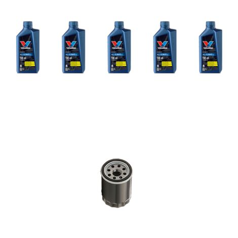 Kit filtro olio e 5L compatibile con Renault Laguna III 2.0 16V 103kw dal 2007