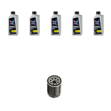 Kit filtro olio e 5L compatibile con Renault Latitude 1.6 RS 132kw dal 2014