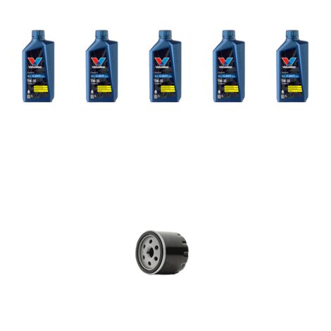 Kit filtro olio e 5L compatibile con Renault Megane II 1.9 dci 81kw Dal 2006