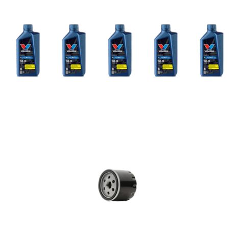 Kit filtro olio e 5L compatibile con Renault Megane II 1.9 dci 96kw Dal 2005