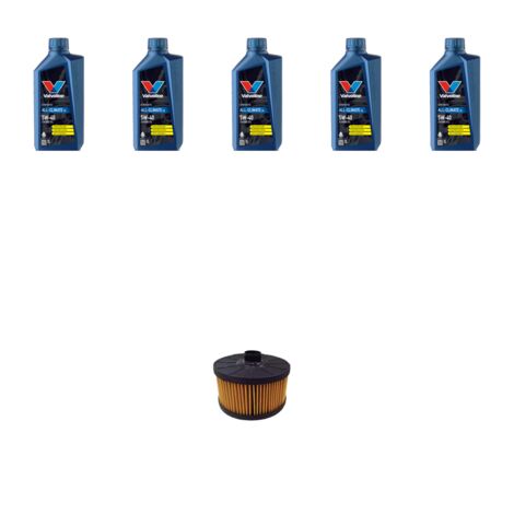 Kit filtro olio e 5L compatibile con Renault Megane III 1.2 TCE 85kw dal 2012