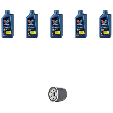 Kit filtro olio e 5L compatibile con Renault Modus / Grand Modus 1.5 DCI 55kw Dal 2010
