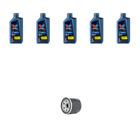 Kit filtro olio e 5L compatibile con Renault Scenic II / Grand Scenic 1.5 Dci 78kw Dal 2005
