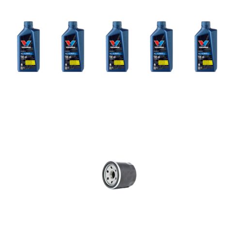 Kit filtro olio e 5L compatibile con Renault Scenic II / Grand Scenic 1.9 Dci 88kw Dal 2003 al 2005