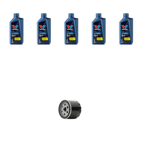 Kit filtro olio e 5L compatibile con Renault Scenic III / Grand Scenic (JZ16) 1.4 16v 96kw Dal 2009