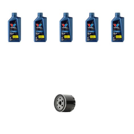 Kit filtro olio e 5L compatibile con Renault Scenic III / Grand Scenic (JZ16) 1.5 DCI 63kw Dal 2009