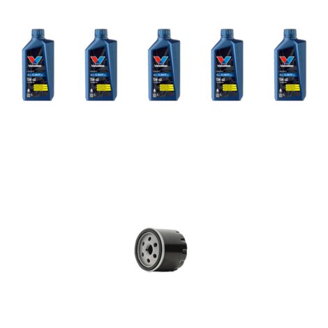 Kit filtro olio e 5L compatibile con Renault Scenic III / Grand Scenic (JZ16) 1.5 DCI 78kw Dal 2009