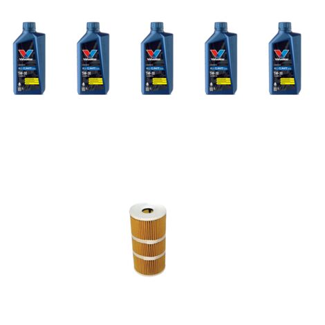 Kit filtro olio e 5L compatibile con Renault Scenic III / Grand Scenic (JZ16) 1.6 DCI 96kw Dal 2011