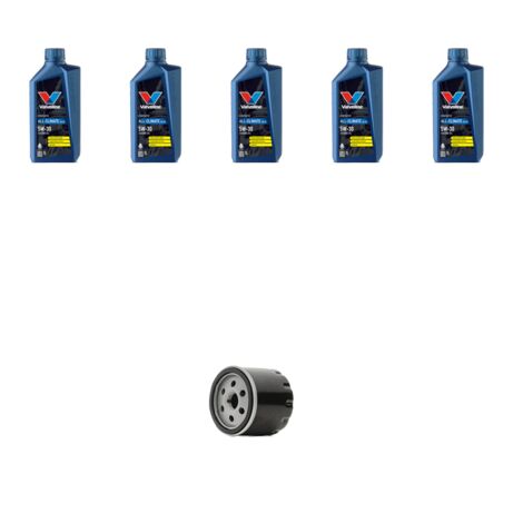 Kit filtro olio e 5L compatibile con Renault Scenic III / Grand Scenic (JZ16) 1.9 DCI 96kw Dal 2009