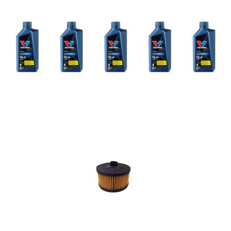 Kit filtro olio e 5L compatibile con Renault Scenic IV / Grand Scenic 1.2 Tce 85kw Dal 2016
