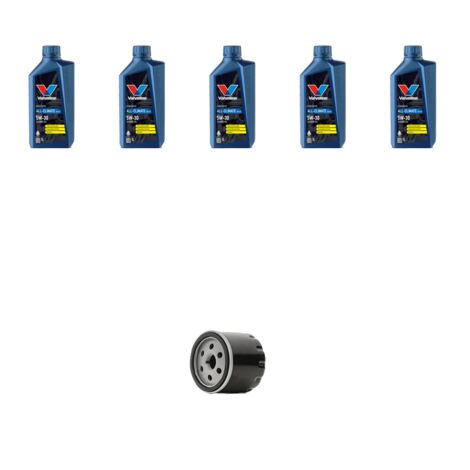 Kit filtro olio e 5L compatibile con Renault Twingo II 1.5 dci 62kw Dal 2008