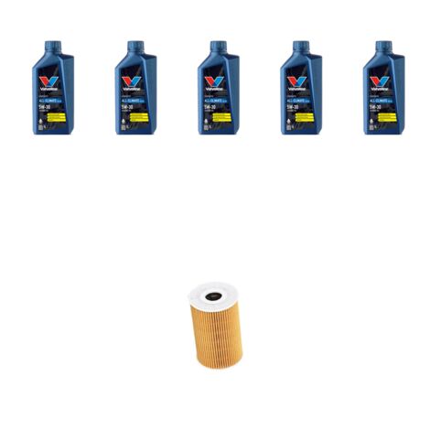 Kit filtro olio e 5L compatibile con Seat Alhambra II (710 ,711) 2.0 TDI 130kw Dal 2012