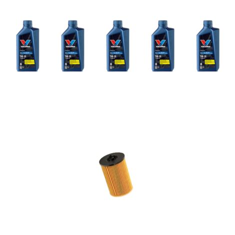 Kit filtro olio e 5L compatibile con Seat Alhambra II (710 ,711) 2.0 TDI 85kw Dal 2011