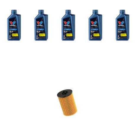 Kit filtro olio e 5L compatibile con Seat Ateca (KH) 1.6 TDI 85kw Dal 2016
