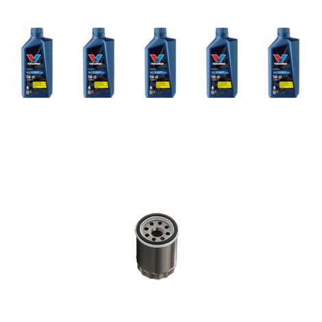 Kit filtro olio e 5L compatibile con Seat Cordoba II 1.6i 74kw dal 1999