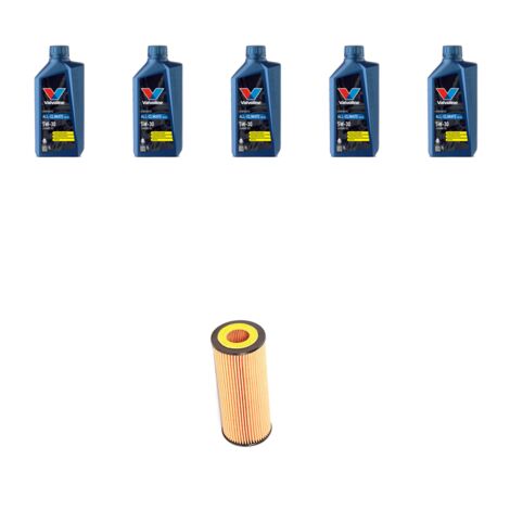 Kit filtro olio e 5L compatibile con Seat Cordoba II 1.9 TDI 66kw dal 1999