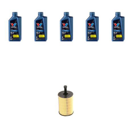 Kit filtro olio e 5L compatibile con Seat Cordoba III 1.9 TDI 74kw dal 2002 al 2009