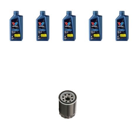 Kit filtro olio e 5L compatibile con Seat Ibiza II 1.6 16V 73kw Dal 1999