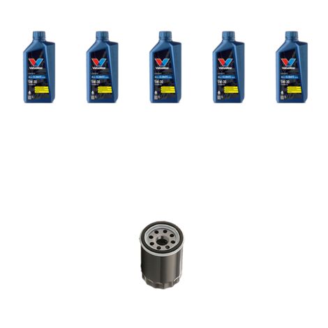 Kit filtro olio e 5L compatibile con Seat Ibiza II 1.6 16V 77kw Dal 2006