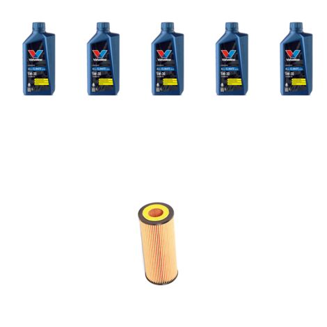 Kit filtro olio e 5L compatibile con Seat Ibiza II 1.9 SDI 50kw Dal 1999