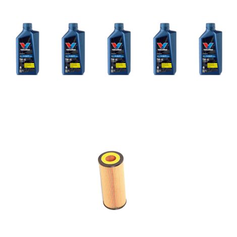Kit filtro olio e 5L compatibile con Seat Ibiza II 1.9 TDI 81KW Dal 1999