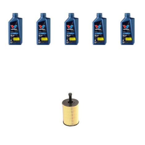 Kit filtro olio e 5L compatibile con Seat Ibiza IV 1.4 TDI 59kw dal 2008