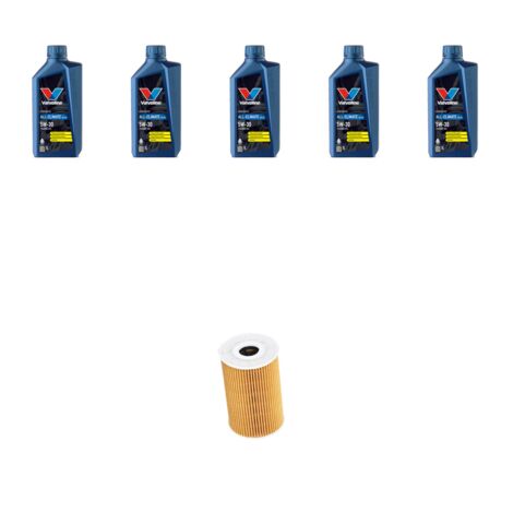 Kit filtro olio e 5L compatibile con Seat Ibiza IV 1.6 TDI 77kw dal 2009