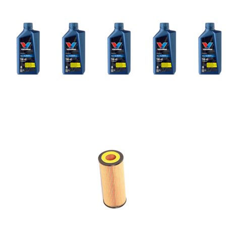 Kit filtro olio e 5L compatibile con Seat Leon 1.9 TDI Cupra 4 110kw Dal 2001 al 2005