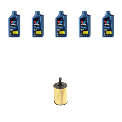 Kit filtro olio e 5L compatibile con Seat Leon II (1P1) 1.9 TDI 77kw dal 2005