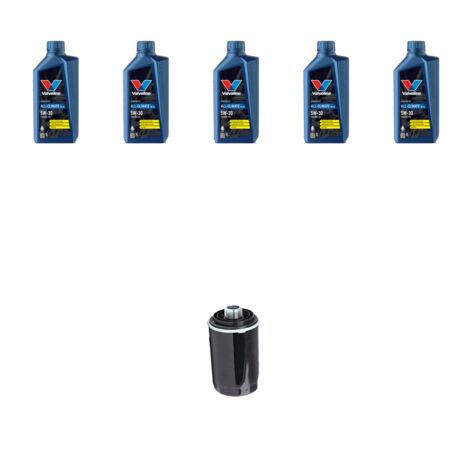 Kit filtro olio e 5L compatibile con Seat Leon II (1P1) 2.0 TFSI FR 155kw dal 2009 al 2012