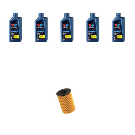 Kit filtro olio e 5L compatibile con Seat Tarraco 2.0 TDI 110kw Dal 2018