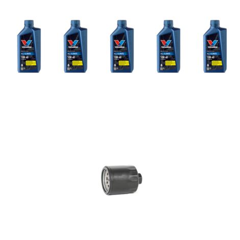 Kit filtro olio e 5L compatibile con Seat Toledo II 1.6 16v 77kw dal 2000