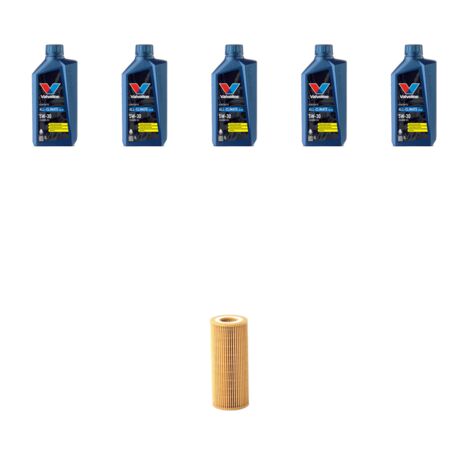 Kit filtro olio e 5L compatibile con Seat Toledo III (5P2) 2.0 FSI 110kw dal 2004