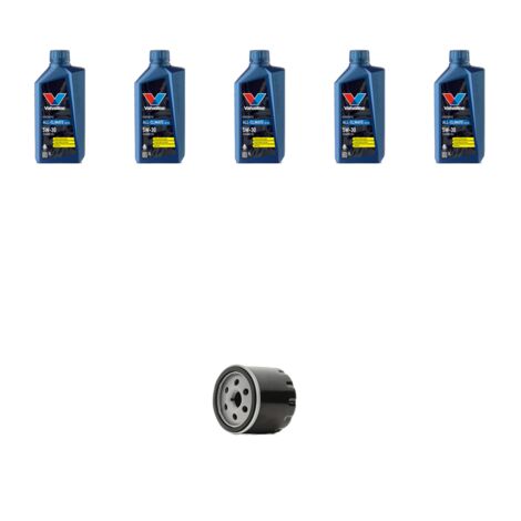 Kit filtro olio e 5L compatibile con Skoda Kamiq 1.5 tsi 110KW DAL 2019