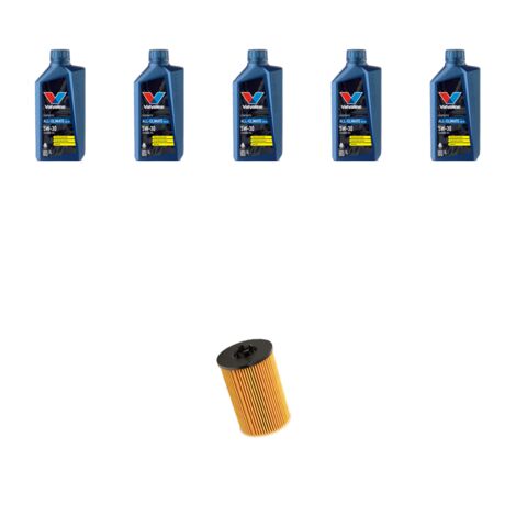 Kit filtro olio e 5L compatibile con Skoda Kodiaq 2.0 RS TDI 176kw Dal 2018