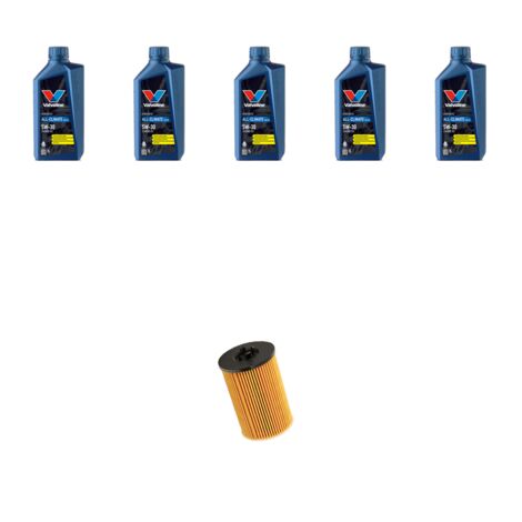Kit filtro olio e 5L compatibile con Skoda Kodiaq 2.0 TDI 110kw Dal 2017