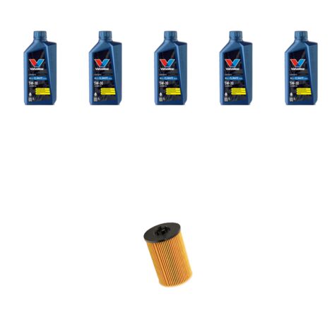 Kit filtro olio e 5L compatibile con Skoda Octavia III 2.0 TDI 105kw Dal 2013