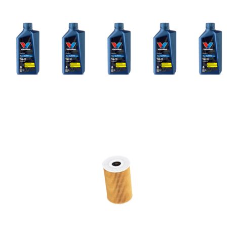 Kit filtro olio e 5L compatibile con Skoda Roomster 1.6 TDI 66kw Dal 2010