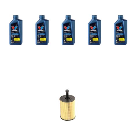 Kit filtro olio e 5L compatibile con Skoda YETI (5L) 2.0 TDI 125Kw Dal 2009