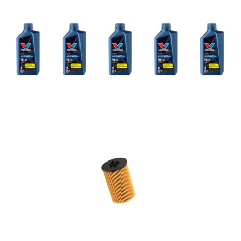 Kit filtro olio e 5L compatibile con Skoda YETI (5L) 2.0 TDI 81Kw Dal 2009