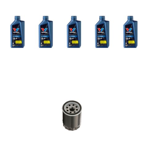 Kit filtro olio e 5L compatibile con Smart ForFour (454) 1.5 80kw Dal 2004 al 2006