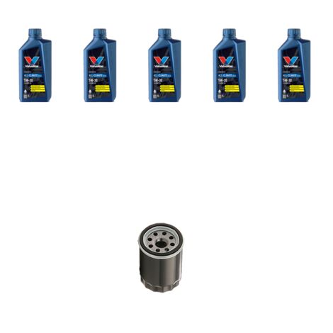 Kit filtro olio e 5L compatibile con Subaru Forester (SG) 2.5 Turbo 169KW dal 2004
