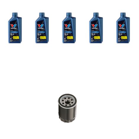 Kit filtro olio e 5L compatibile con Subaru Impreza II 2.0 R 118kw dal 2005