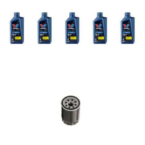 Kit filtro olio e 5L compatibile con Subaru Impreza II 2.0 WRX 165kw dal 2003