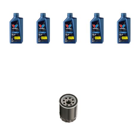 Kit filtro olio e 5L compatibile con Subaru Impreza II 2.5 WRX STI 206kw dal 2005