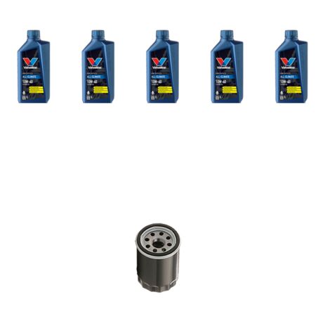 Kit filtro olio e 5L compatibile con Suzuki Sx4 1.5 73kw Dal 2006