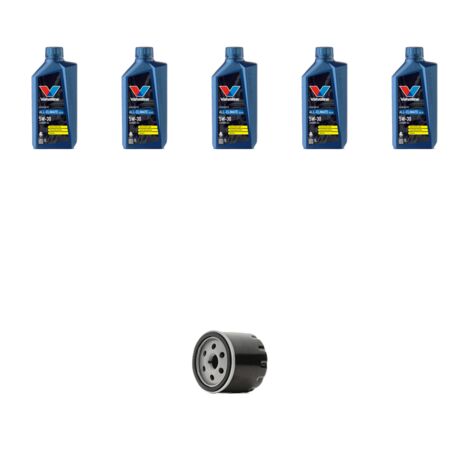 Kit filtro olio e 5L compatibile con Toyota Camry VIII 2.5 149kw dal 2017