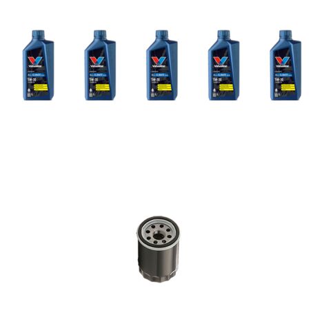 Kit filtro olio e 5L compatibile con Toyota Corolla IX (E12/E13) 1.8 141kw Dal 2002 al 2007