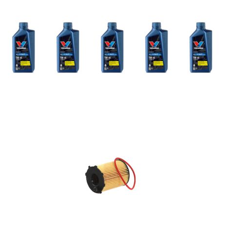 Kit filtro olio e 5L compatibile con Toyota Proace 2.0 D4-D 96kw Dal 2013